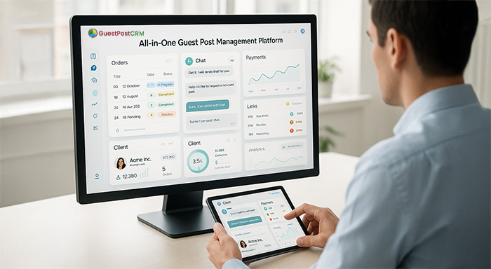 GuestPostCRM overview