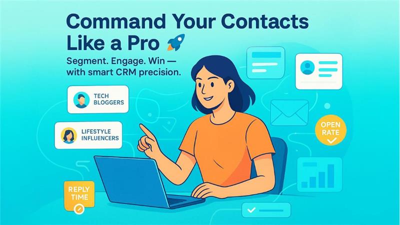 GuestPostCRM Features - Contact Management