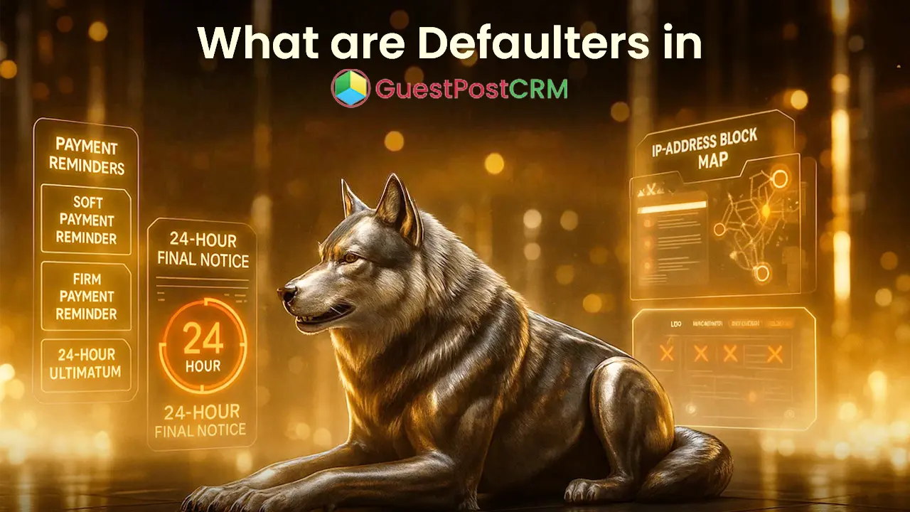 defaulters in guestpostcrm