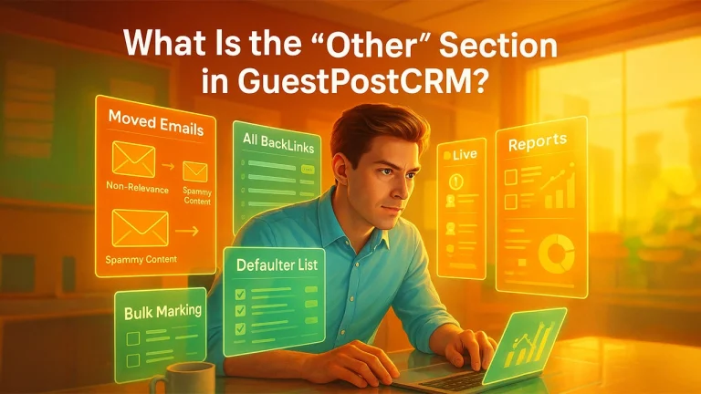 “Other” Section in GuestPostCRM