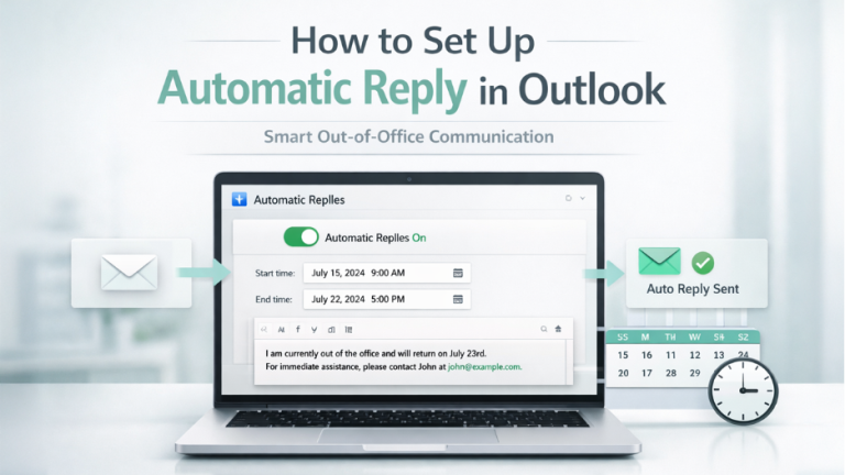 How to Set Up Automatic Reply in Outlook? A Detailed Guide