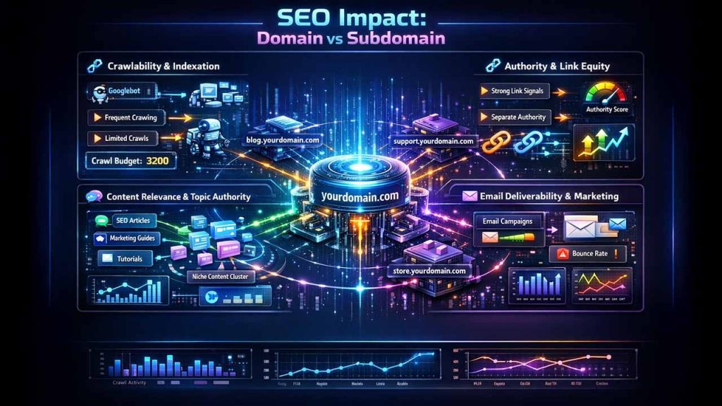 SEO Impact of Domain vs. Subdomain