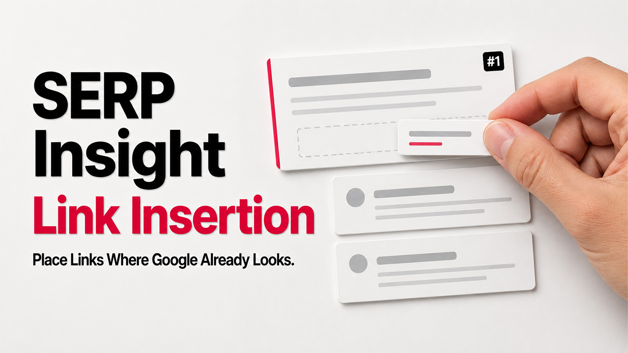 SERP Insight Link Insertion