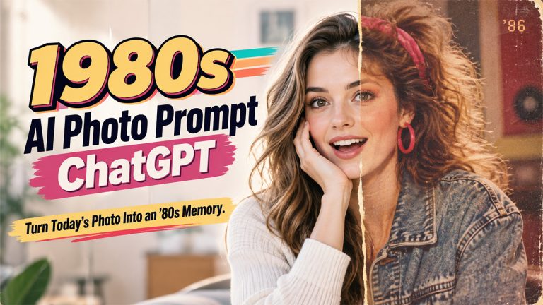 1980s AI Photo Prompt ChatGPT