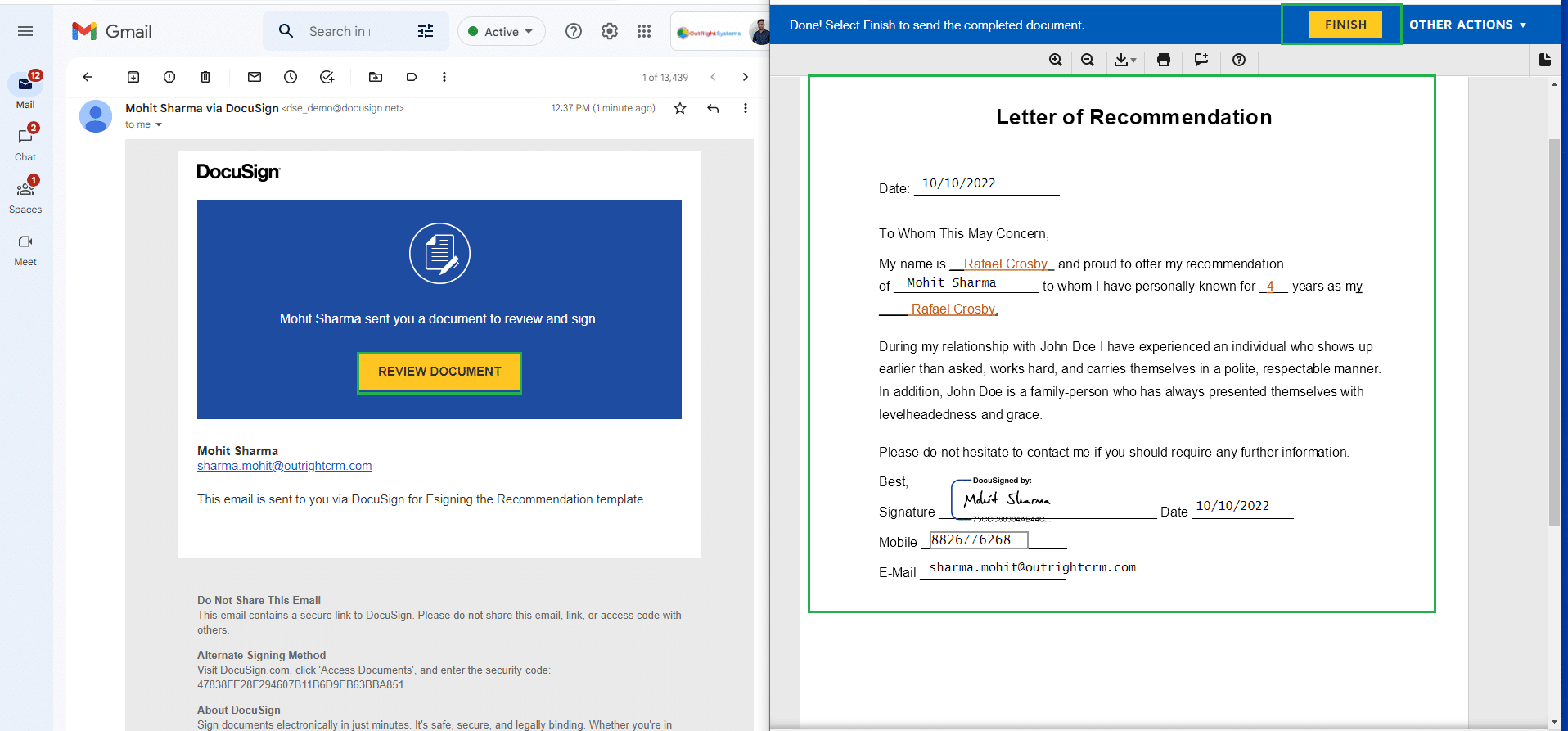 10 screenshot - DocuSign
