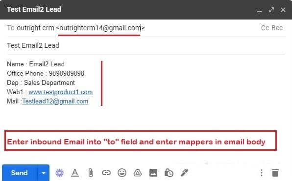 email to lead eight