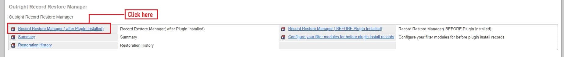 record restore four