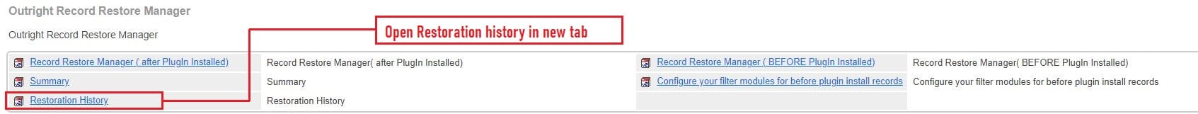 SugarCRM Trash Bin