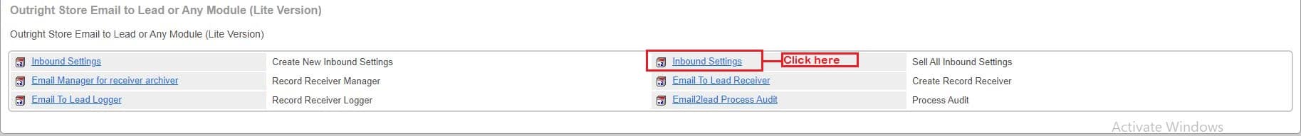 email to lead sugarcrm