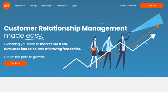 act crm marketing