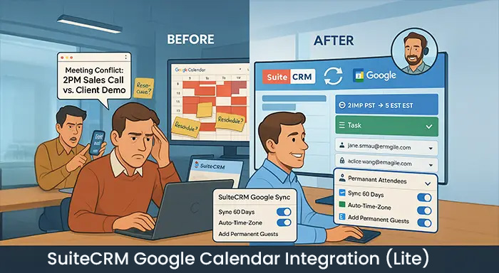 CRM Google Calendar Integration (Lite)