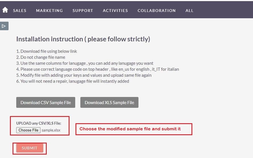 csv file