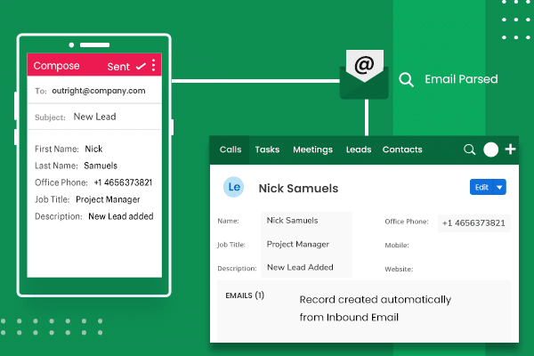 Suitecrm Email to Lead