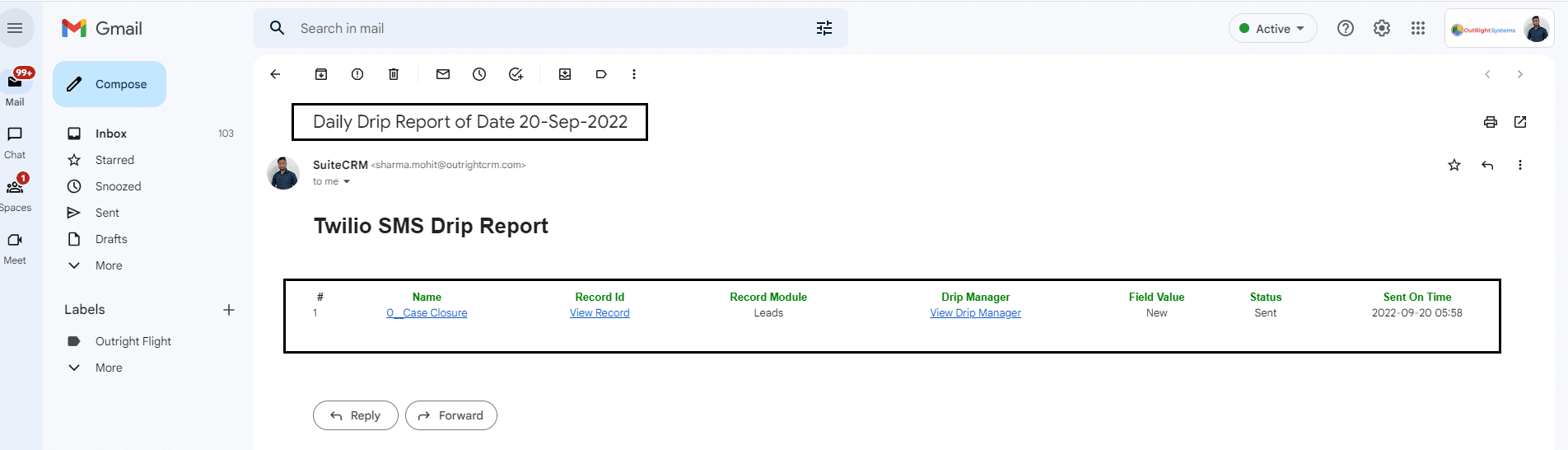 Email drip manager