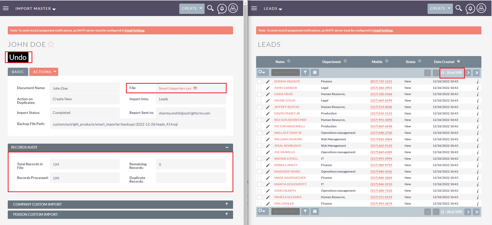 Smart Importer 3 screenshots