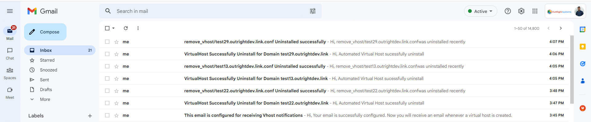 Vhost 7 Screenshot