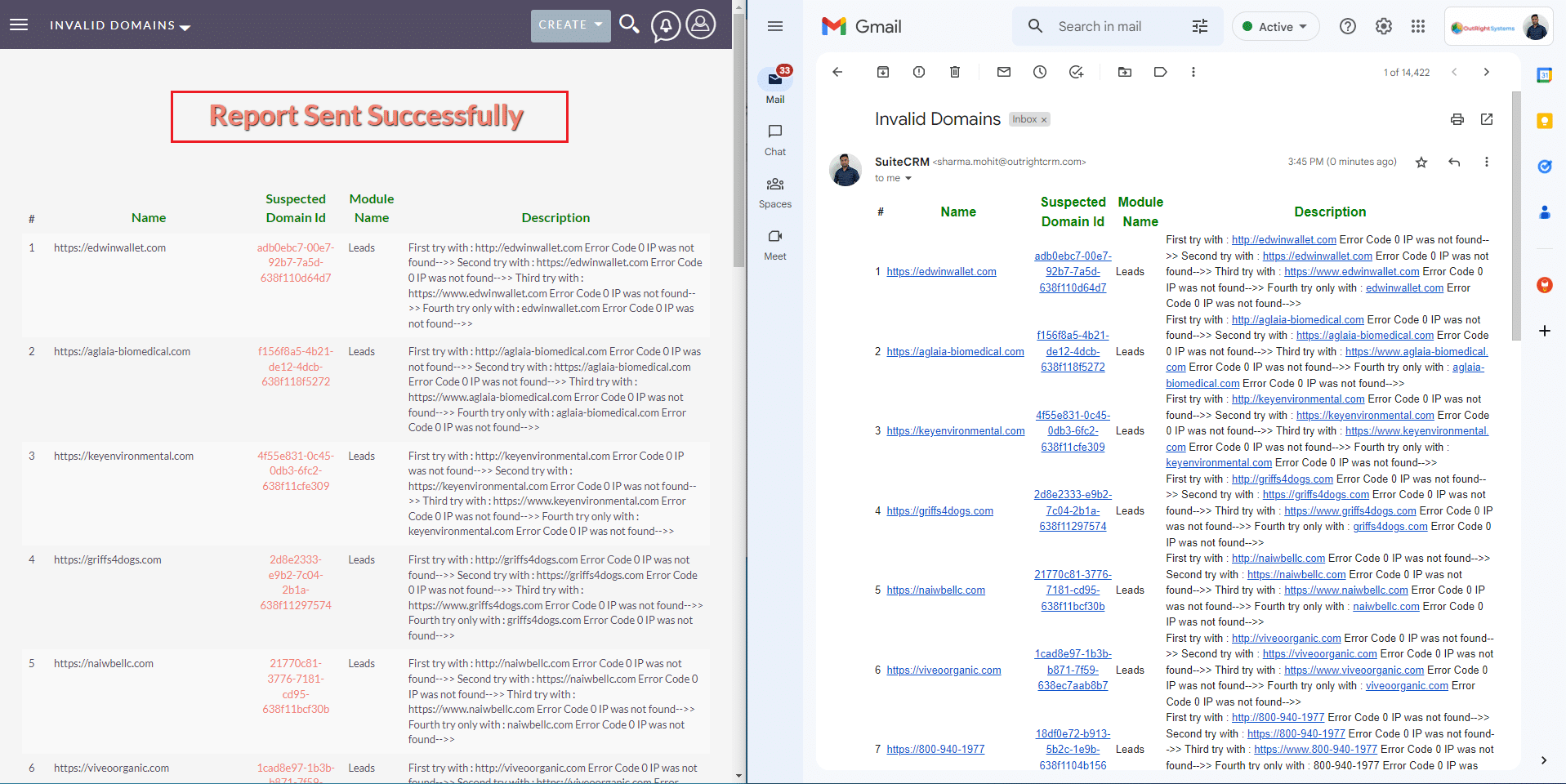 7 Invalid Domain Detector screenshots
