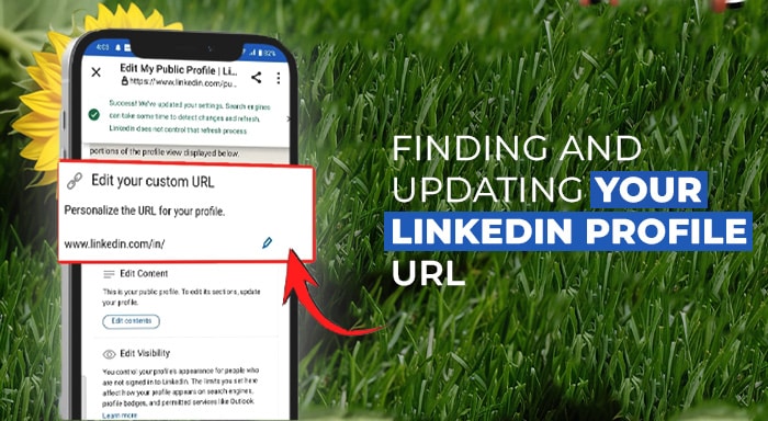 Find LinkedIn Profile URL and Update It