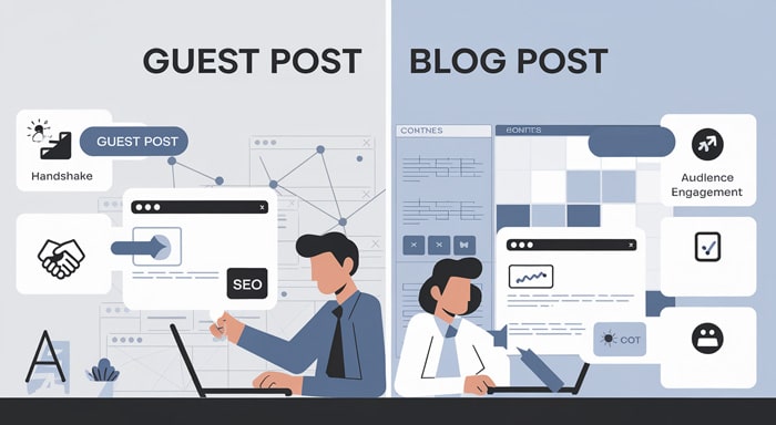 Difference Between Guest Posting and Blog Posting