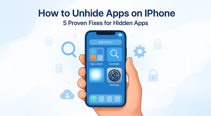 How to Unhide Apps in iPhone: 5 Proven Methods to Restore Hidden Apps 