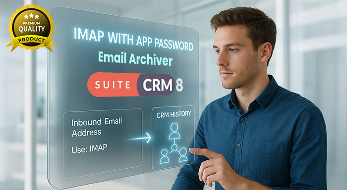 SuiteCRM 8 Email Archiver – IMAP with App Password Integration ( Premium)