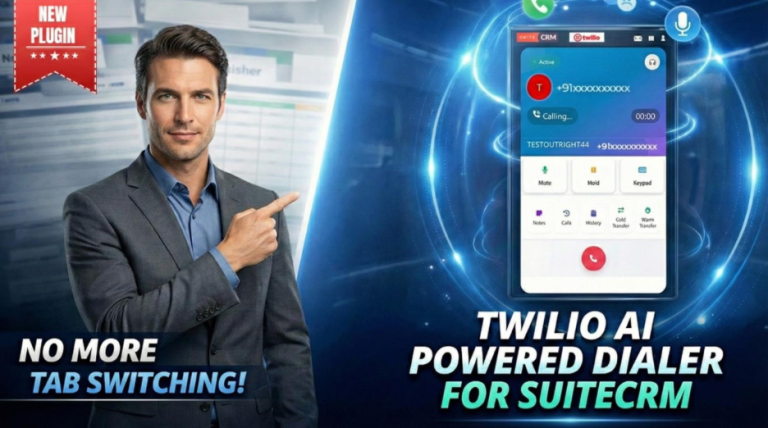 Twilio AI-Powered Dialer for SuiteCRM