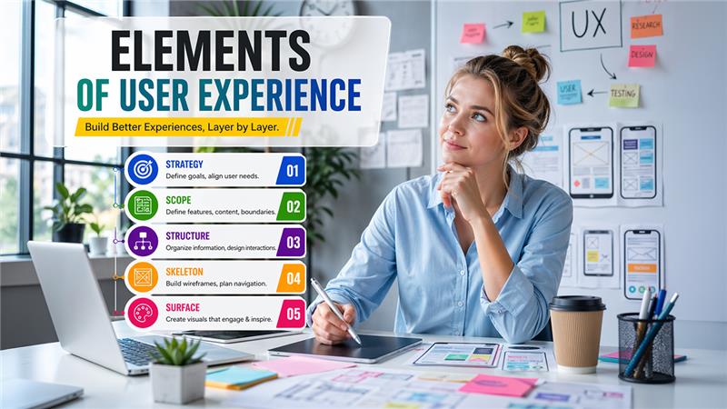 5 Elements of User Experience: Complete UX Guide for Beginners